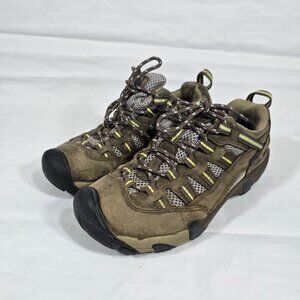 Keen Alamosa Hiking Shoes Women Size 6.5 Waterproof Leather Brown Outdoor